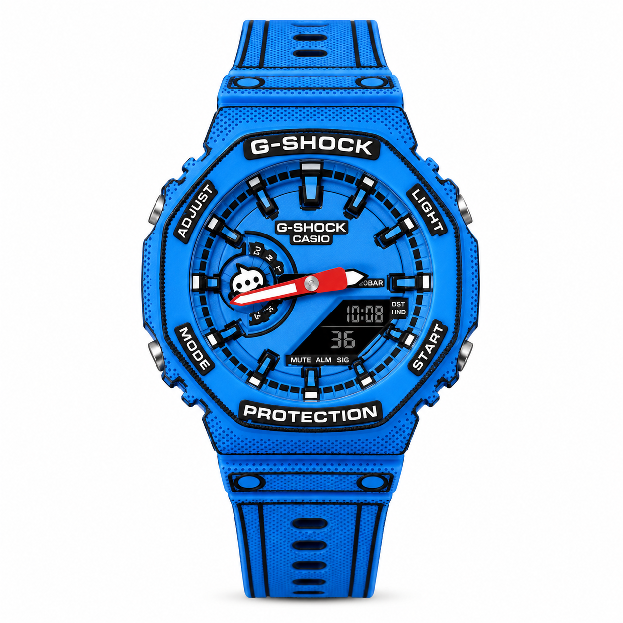 Animated Casio G-Shock GA-2100 - Blue – Swagivelli