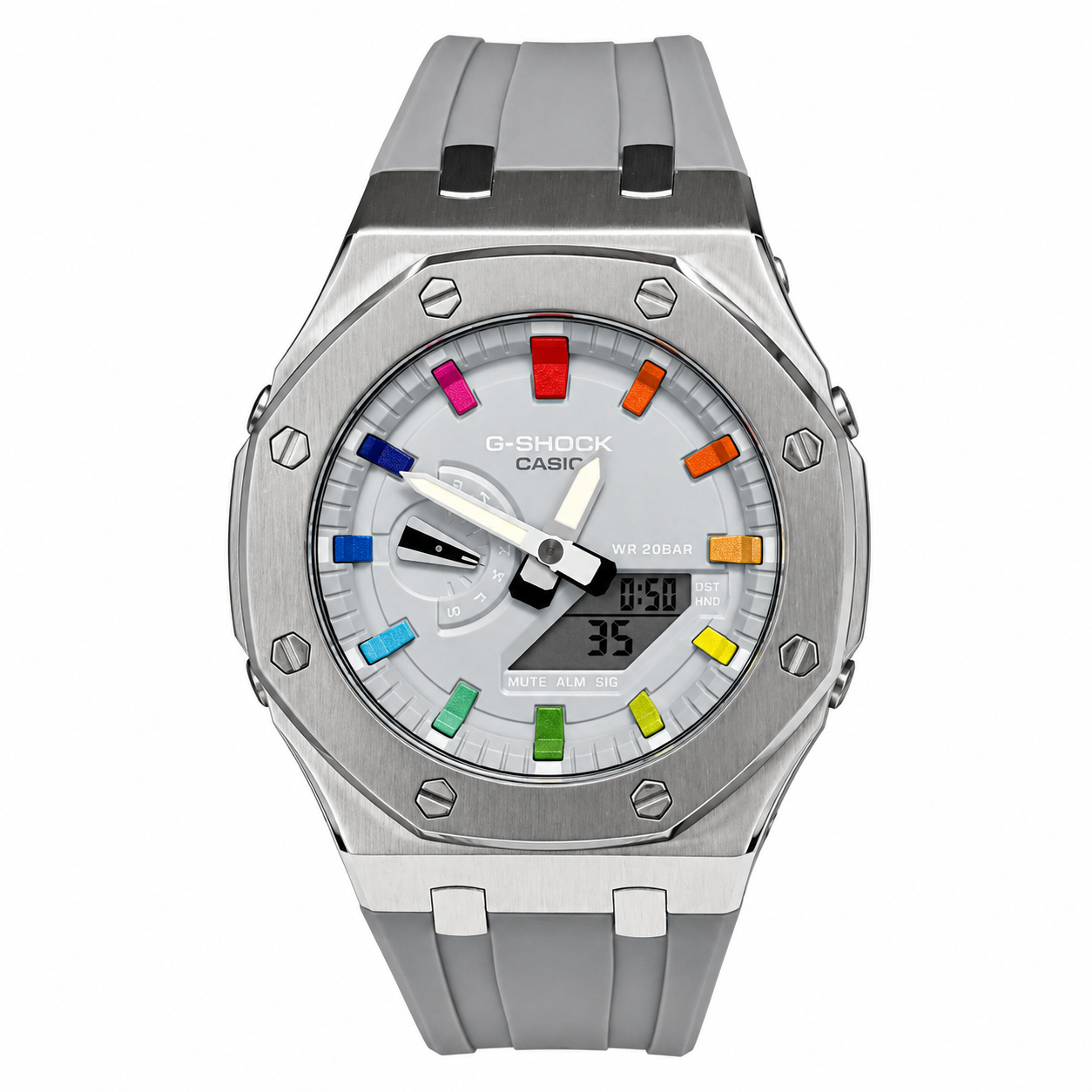 Casioak G-SHOCK GA-2100 Watch - Rainbow