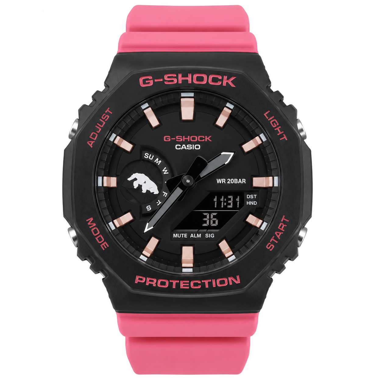 Casio G-Shock GA-2100 - Pink Bear