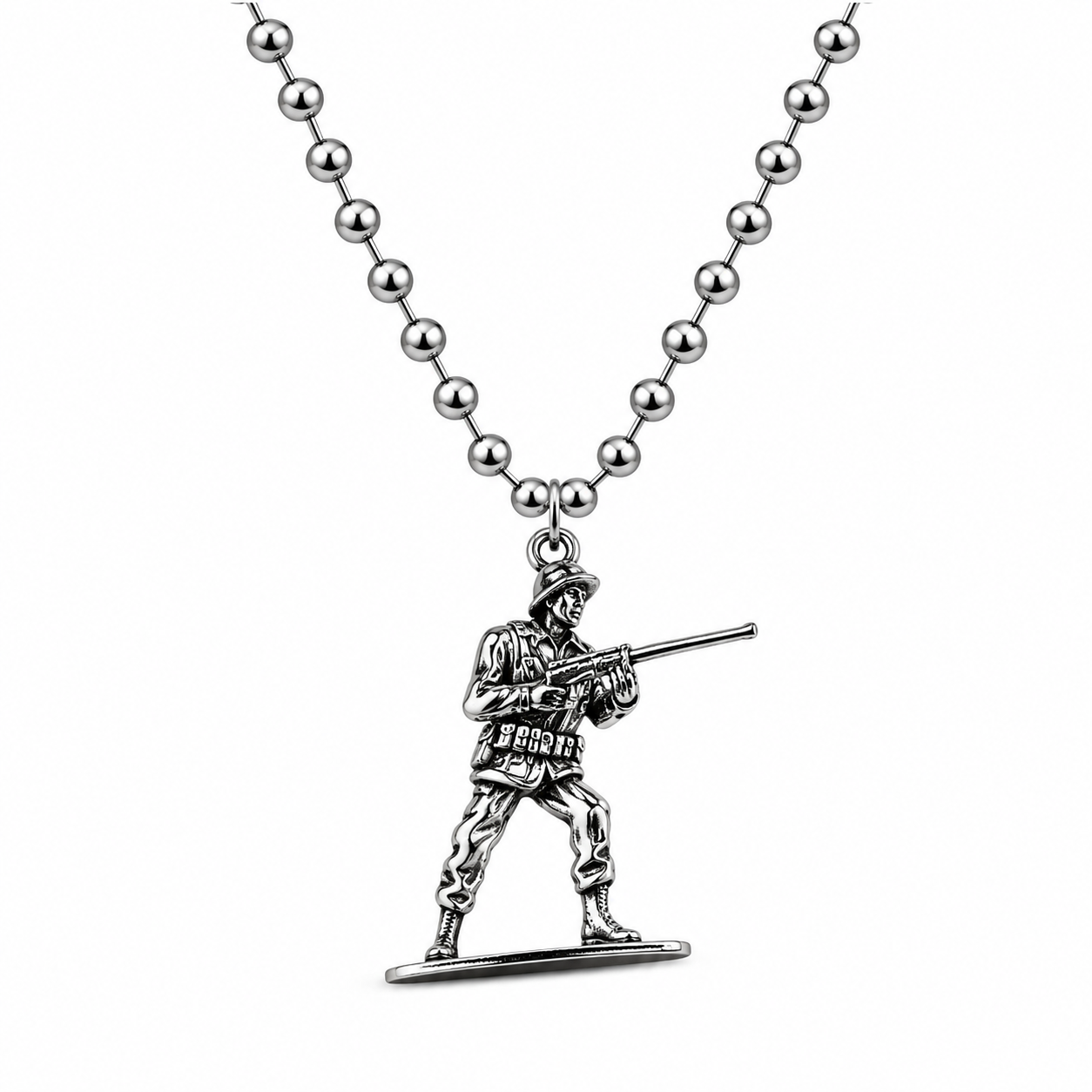 Marching Soldier Pendant Necklace