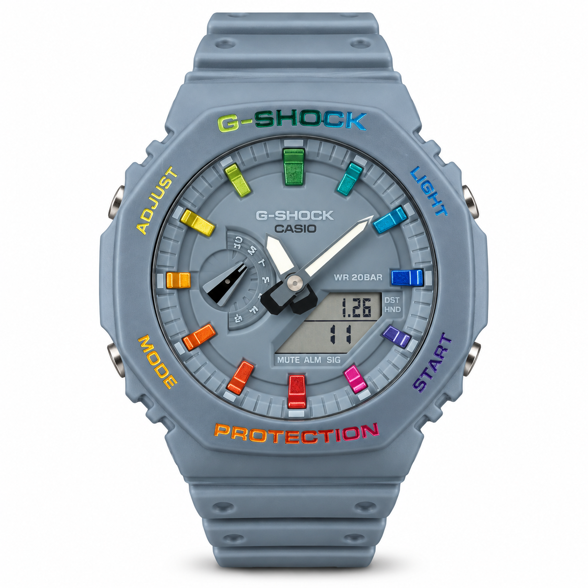 Casio G-Shock GA-2100 - Grey Rainbow