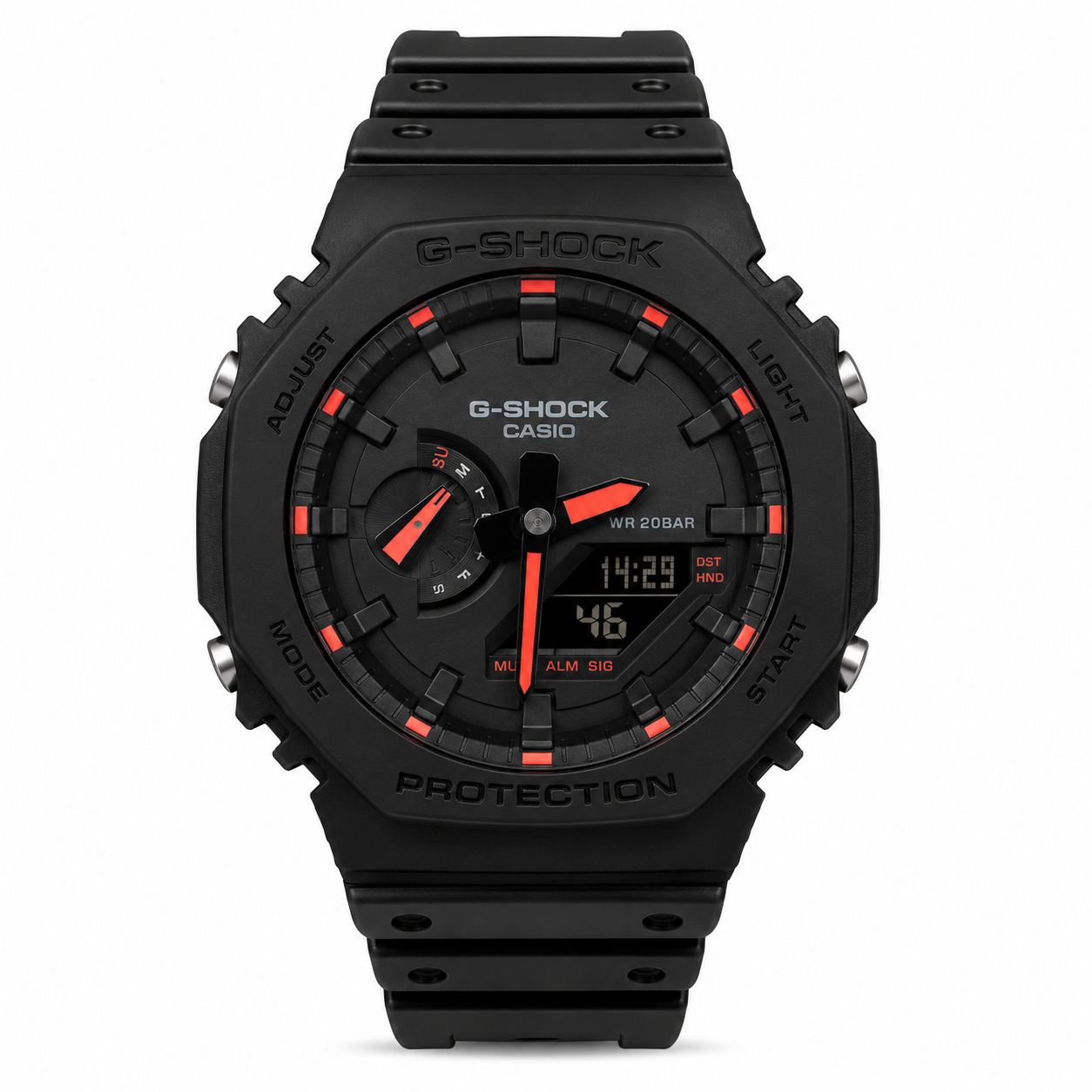 Casio G-Shock GA-2100 - Black and Red