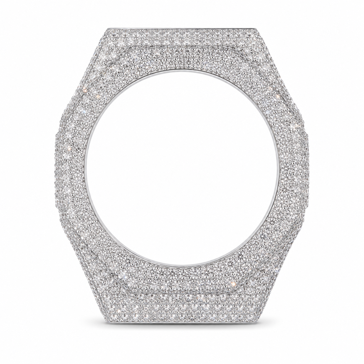 Swagivelli GA-2100 Moissanite Bezel - Elite Ice