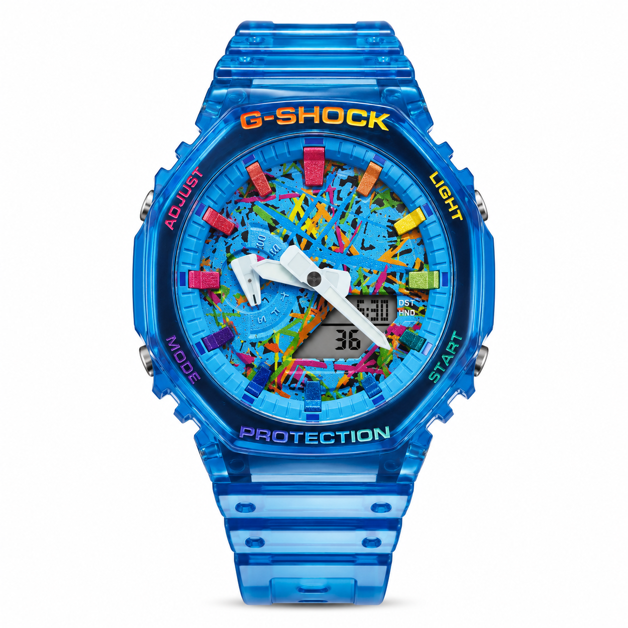 Casio G-Shock GA-2100 - Blue Paint
