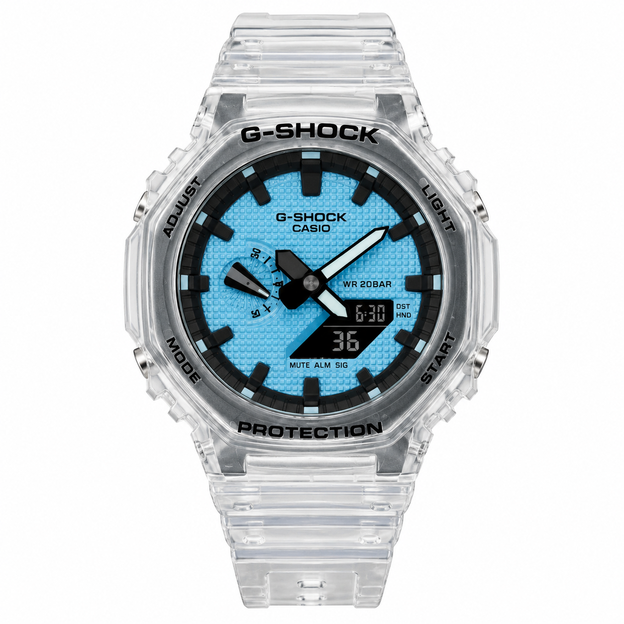 Casio G-Shock GA-2100 - Clear Blue