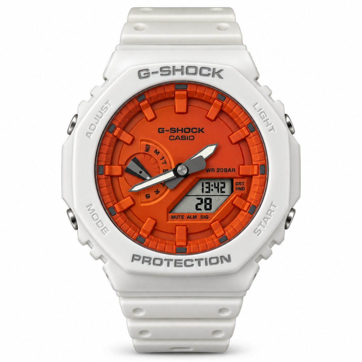 Casio G-Shock GA-2100 - White Sun