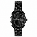 Klaw watch with a black claw-shaped case, black dial and black bracelet