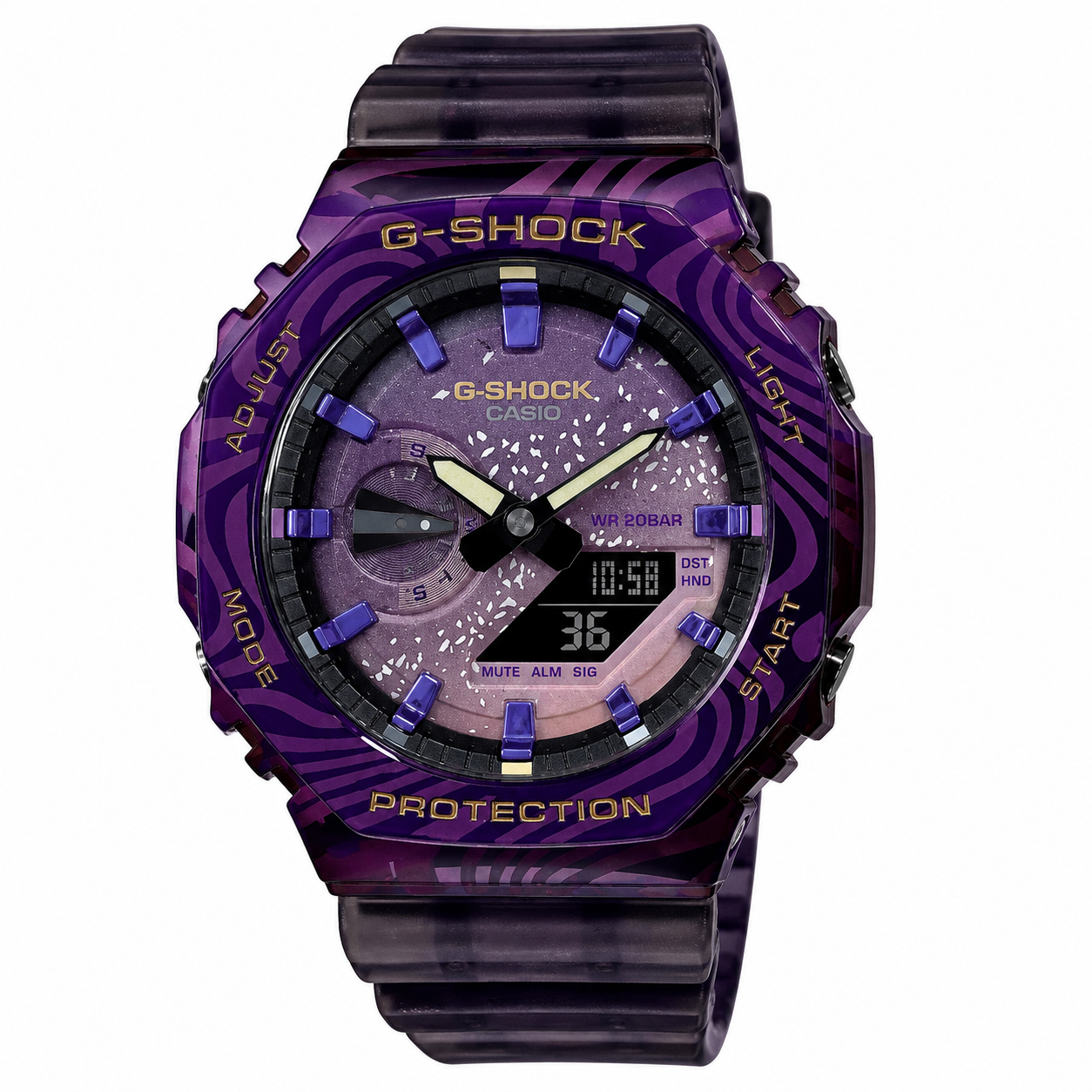 Casio G-Shock GA2100 - Purple Tiger