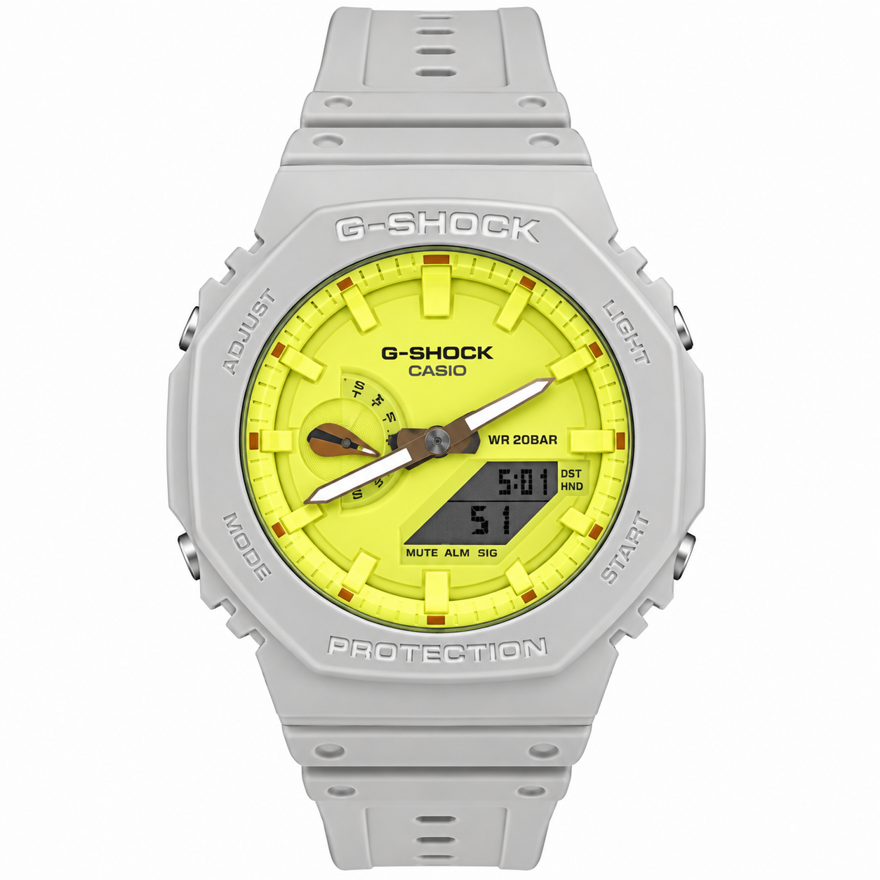 Casio G-Shock GA-2100 - Yellow Leaf