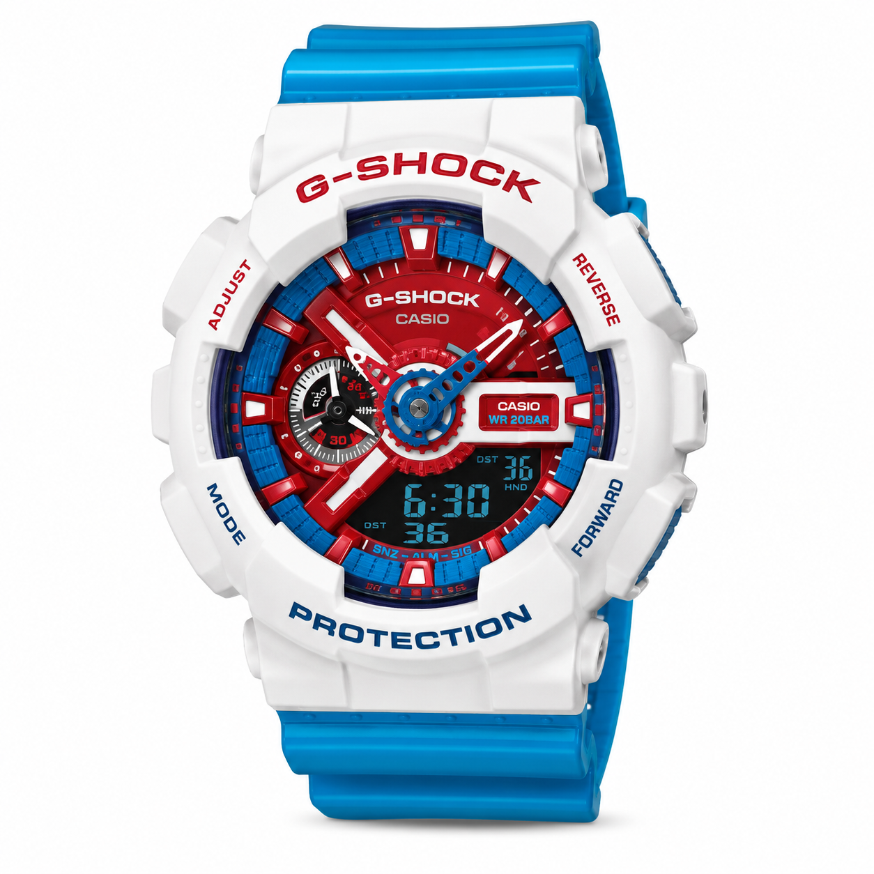 Casio G-Shock GA-700 - White and Blue