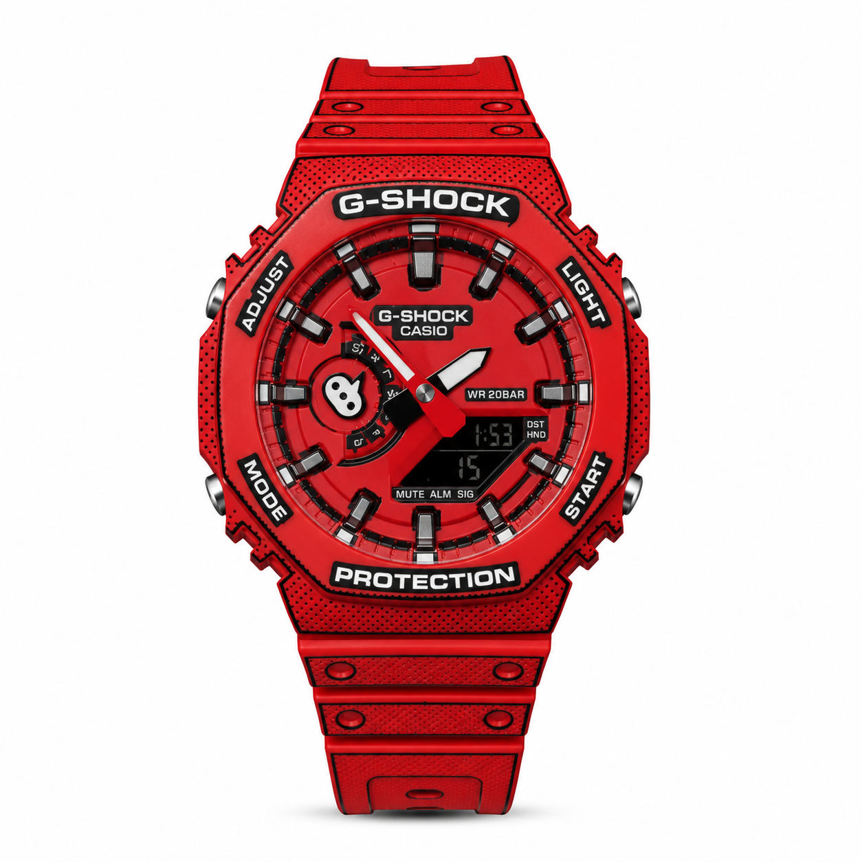Animated Casio G-Shock GA-2100 - Red