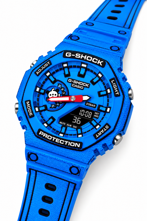 Animated Casio G-Shock GA-2100 - Blue