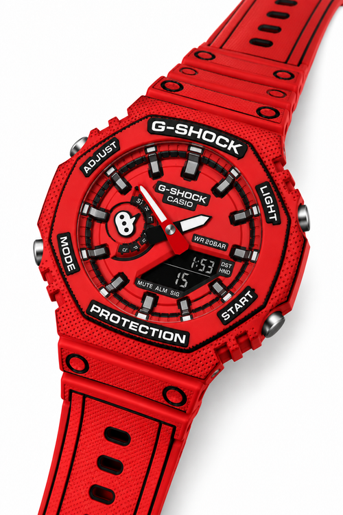 Animated Casio G-Shock GA-2100 - Red