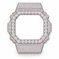 DW-5600 Classic Pavé Bezel — Silver bezel on white background